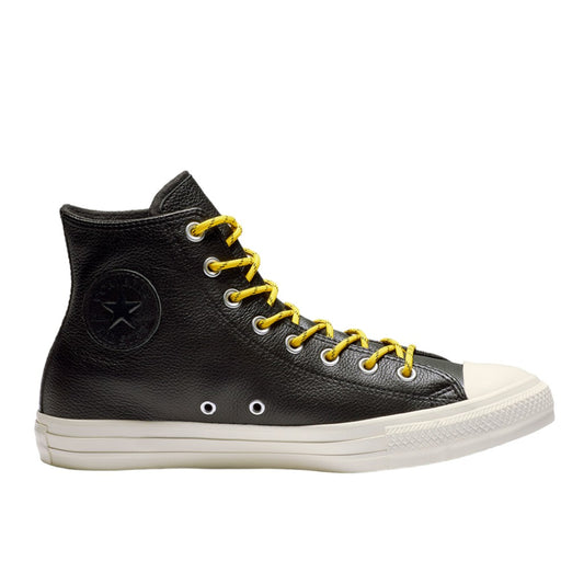- Chuck Taylor Limo Leather High Top - (163339C) - CG - R1L6