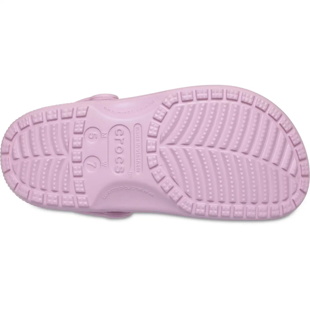 .Crocs Unisex Original Classic Clogs Pink (Hydrangea) Colour Adults (Beach) - (10001-5BX) - F