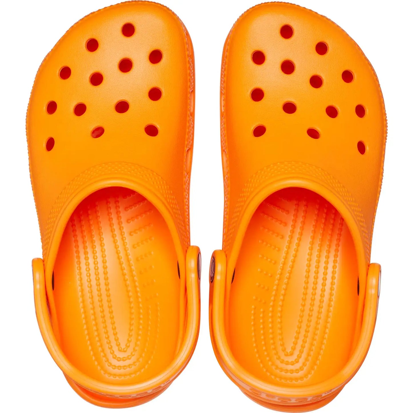 - Crocs Unisex Original Classic Clogs Orange Zing Adults - (10001-83A) - F