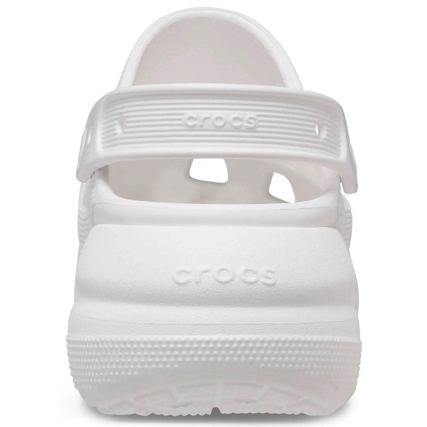 - Crocs Unisex Original Platform Adults Crush Clogs White - (206750-100) - F