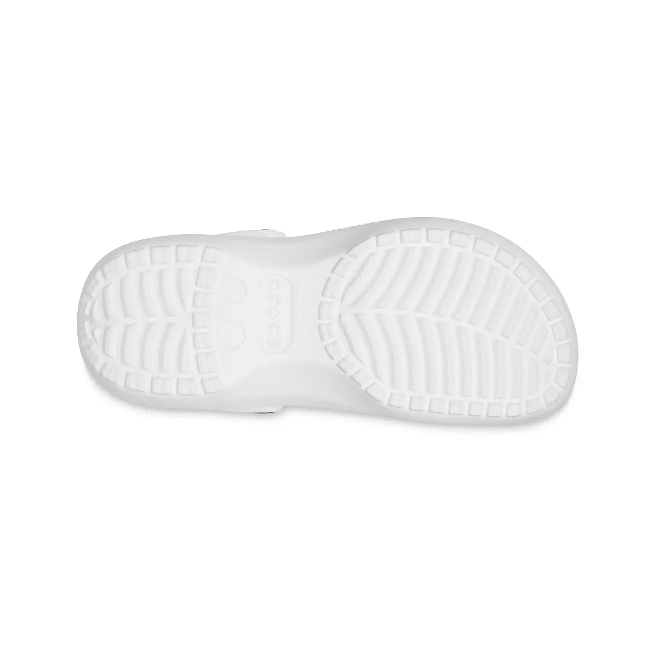 .Crocs Unisex Original Platform Adults Crush Clogs White - (206750-100) - F