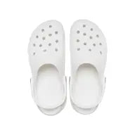 .Crocs Unisex Original Platform Adults Crush Clogs White - (206750-100) - F