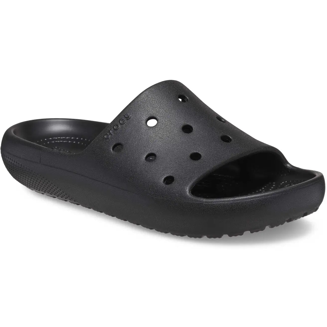 - Crocs Classic Slides (Scuffs) Mens Black - (209401-001) - F