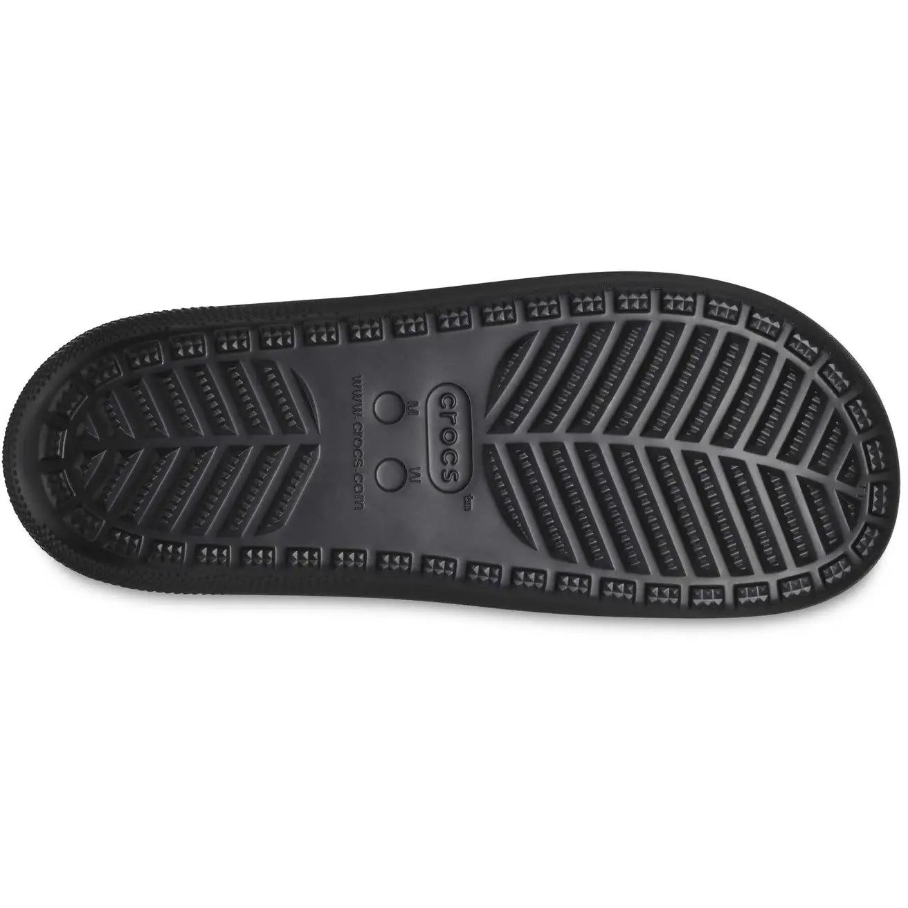 - Crocs Classic Slides (Scuffs) Mens Black - (209401-001) - F
