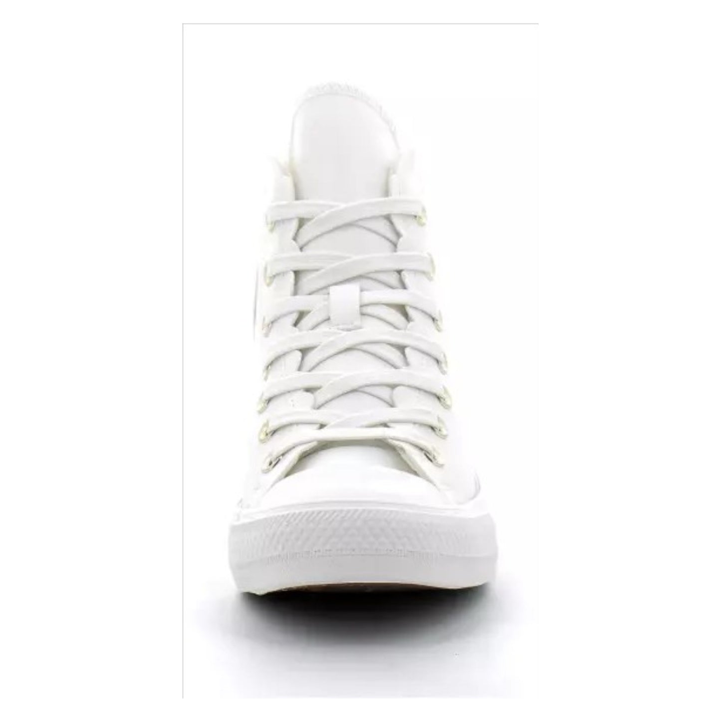 Converse CT Dainty Faux Leather [HIGH TOP ONLY] SCALLOPED EDGE Vintage White - (A03718) - CT2 - R1L8