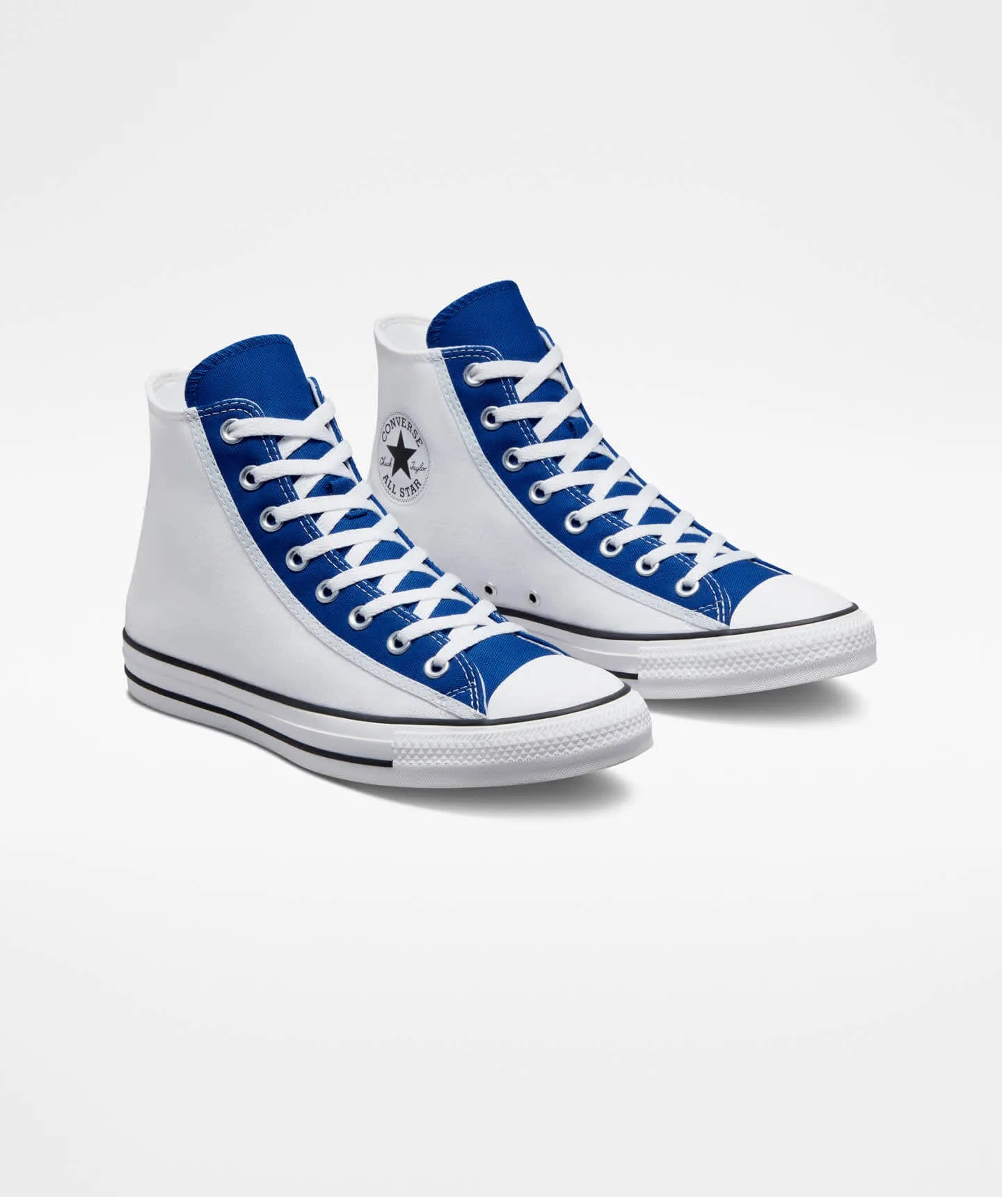 Converse Chuck Taylor Retro Sport Block Hi Top Unisex White Blue Ghosted AO3417 TR R1L7