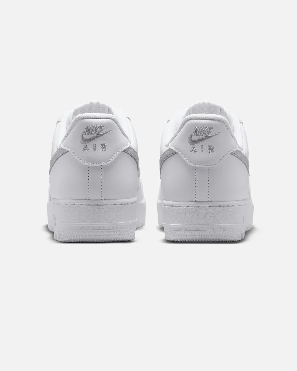 .NIKE MENS AIR FORCE 1 '07 - WHITE/GREY - (FJ4146 100) - L5 - L/P