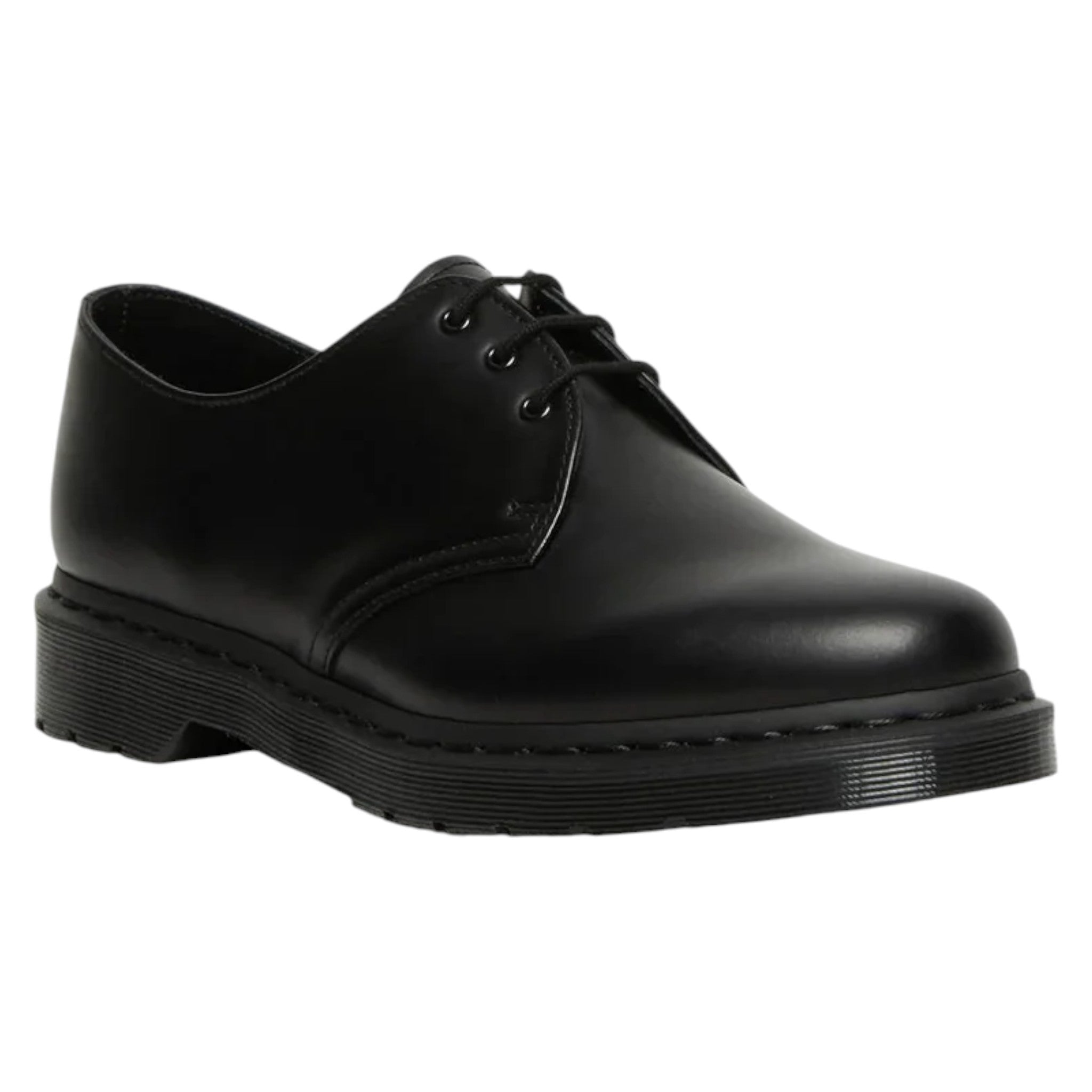 Dr Martens 1461 Mono Black 3 Eye Smooth Leather - (14345001