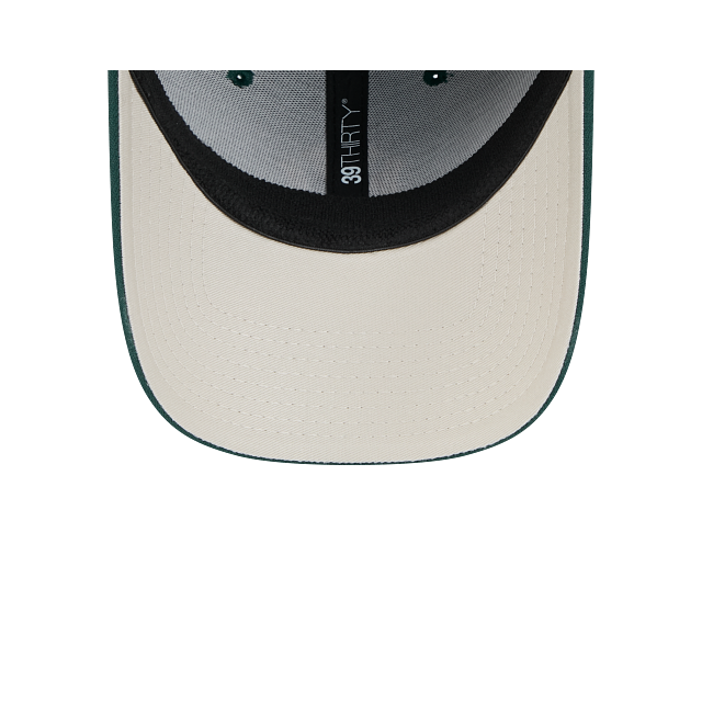 .New Era 3930 NEW YORK YANKEES STRETCH FIT - DARK GREEN - (60747567) - F