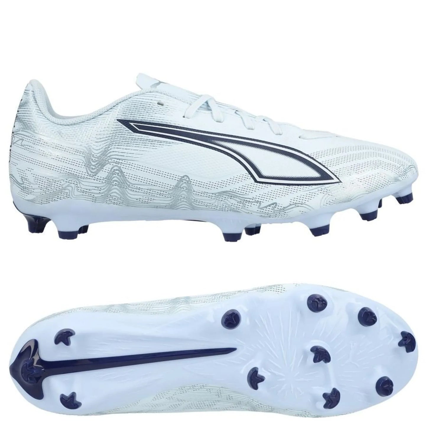 .PUMA ULTRA 6 PLAY FG/AG Unisex Boots - ICY BLUE - (108704-03) - PUB - R2L17