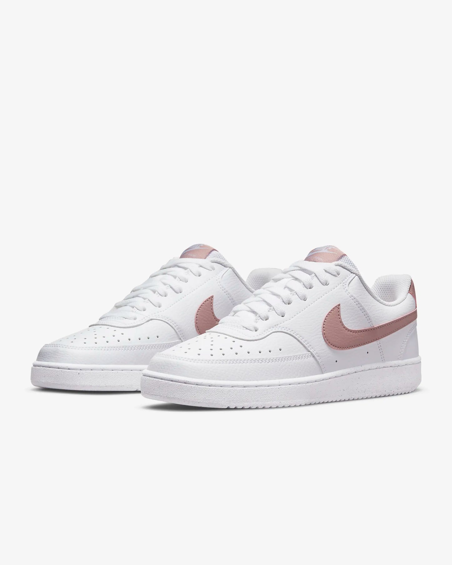 - Nike Womens Court Vision Low Next Nature White/Pink Oxford - (DH3158-102) - VL - R1L4