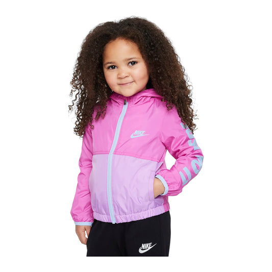 - Nike Girls Toddler 'Just Do It' Windrunner Jacket - (26J320-A9X) - C4