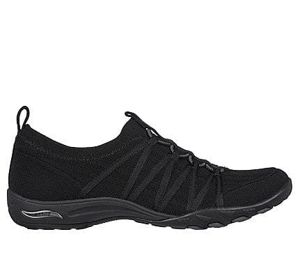 .Skechers Womens Arch Fit Comfy Status QUO - BLACK - (100600/BBK) - MBB - R2L15