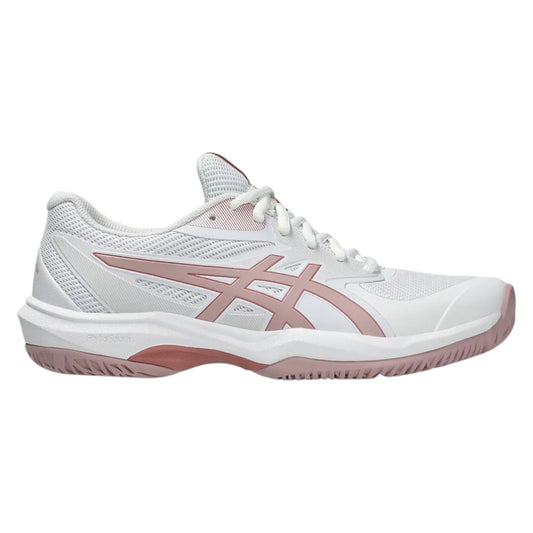 .ASICS WOMEN GEL GAME 9 NETBALL SHOES - WHITE/MORGANITE - (1042A281.103) - AF - R2L14