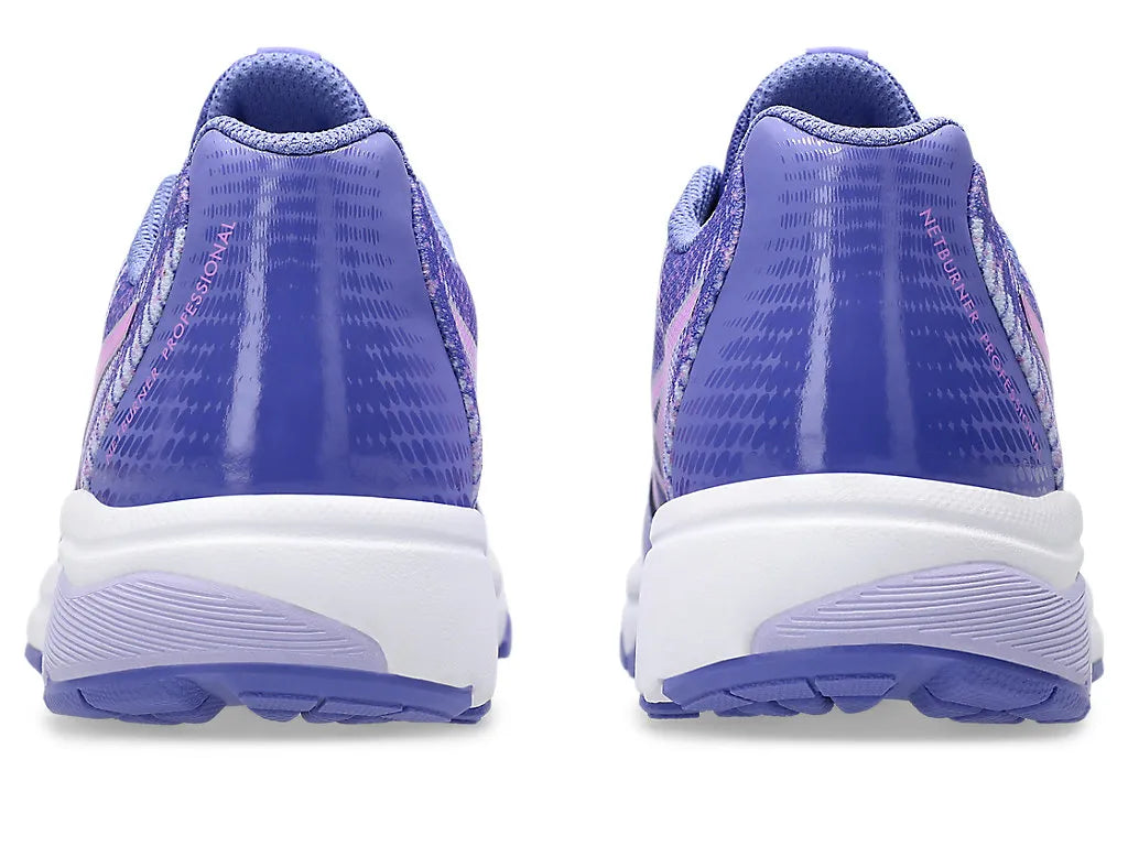 .ASICS WOMEN GEL-NETBURNER PROFESSIONAL 4 GS NETBALL SHOES - BLUE VIOLET/LAVENDER - (1074A041-500) - BVL - R2L12