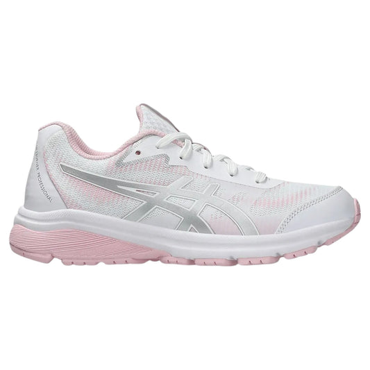 .ASICS WOMEN GEL-NETBURNER PROFESSIONAL 4 GS NETBALL SHOES - WHITE/COTTON CANDY - (1074A041-102) - WC4 - R2L12