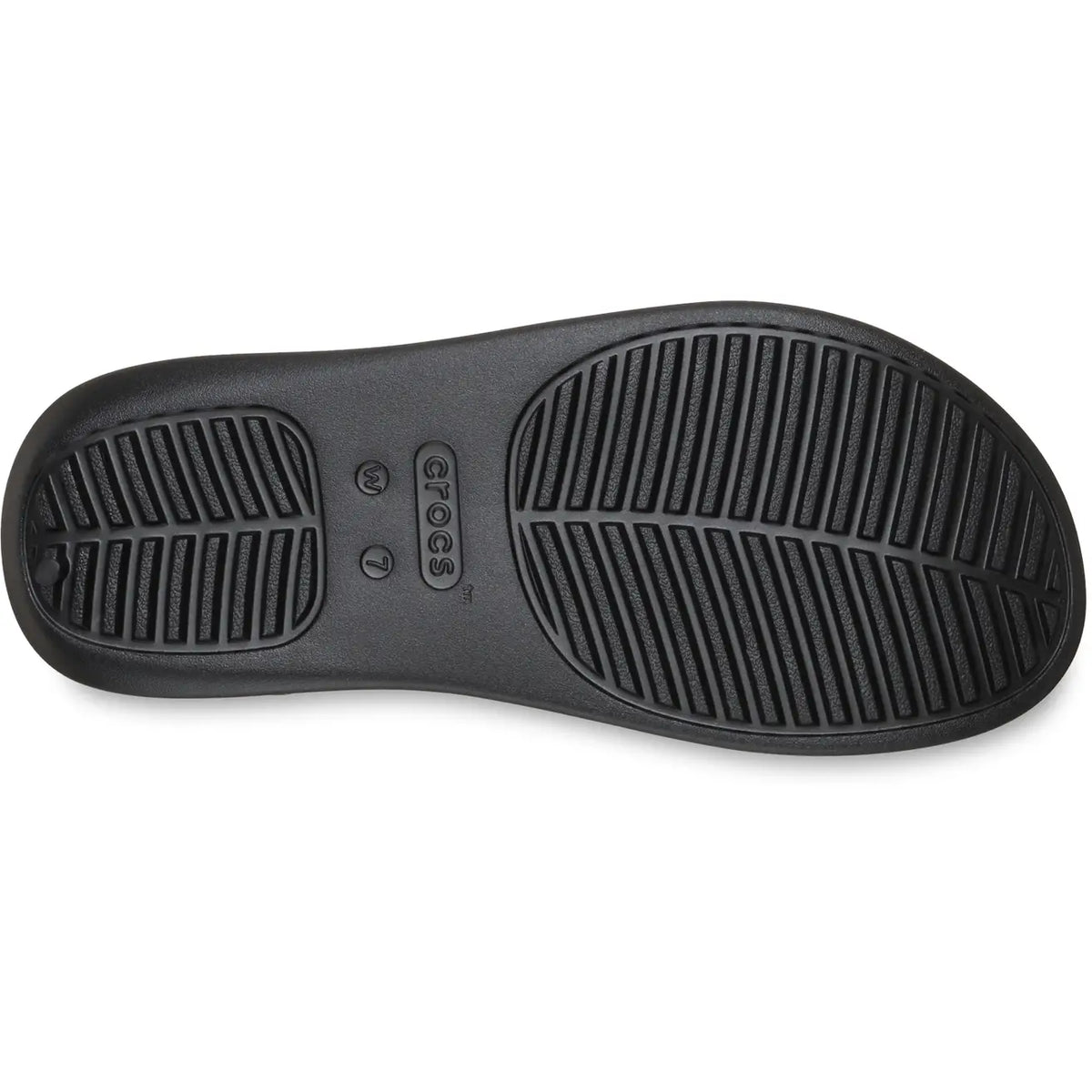 .Crocs Womens Getaway Triangle Flip - Black - (212018-001) - F