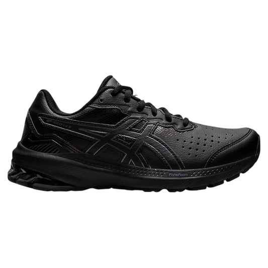 .ASICS WOMENS GT 1000 LE 2 WOMENS (D WIDE) - Black/Black - (1132A065.001) - GTW - R2L18