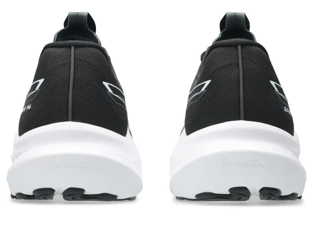 .Asics Mens GT-2000 V.14 - BLACK/WHITE (D FITTING) - (1011C056.001) - GT2- R2L12