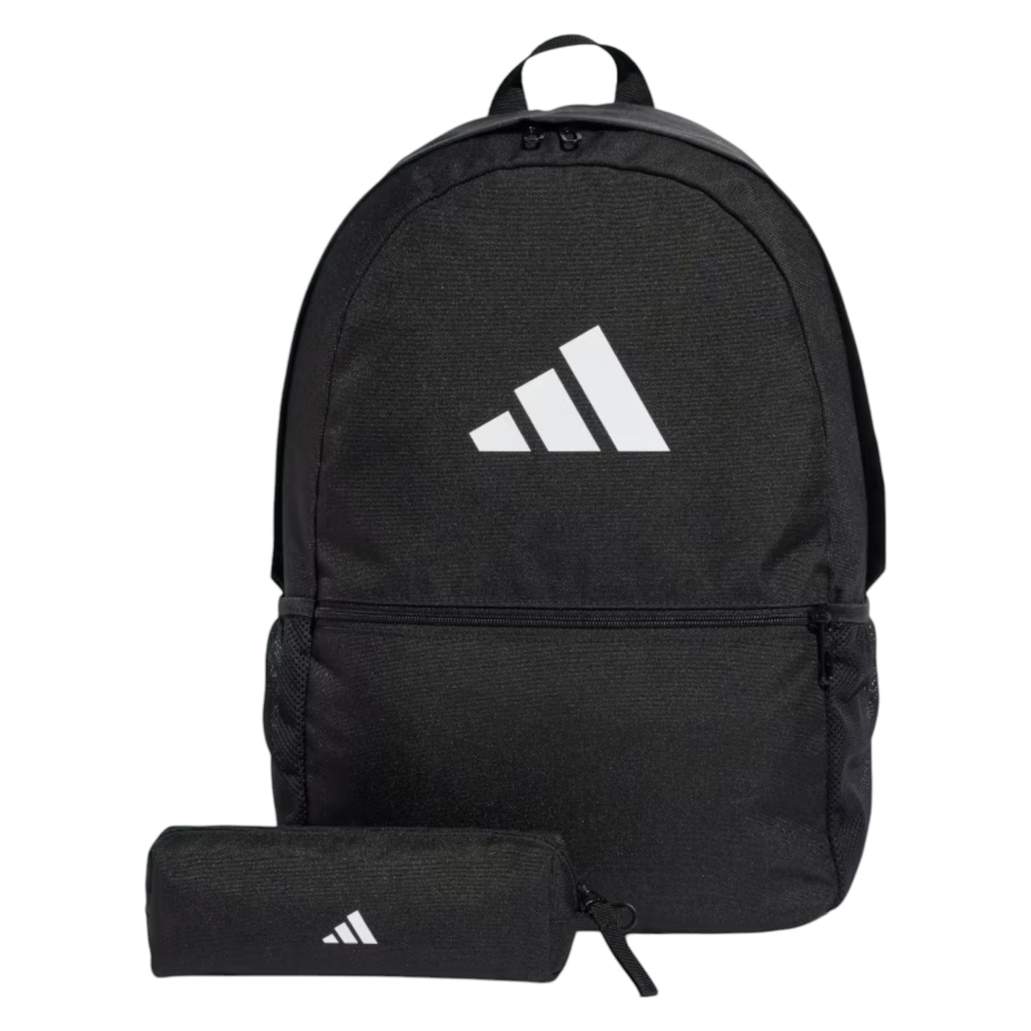 .Adidas Classic Back-to-School 3-Stripes BACKPACK WITH PENCIL CASE - BLACK/WHITE - (JI8081) - C23