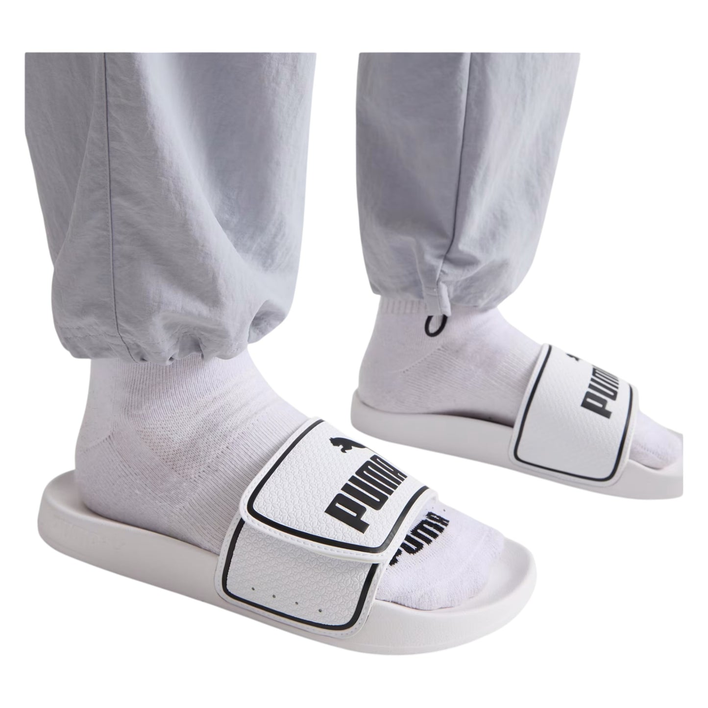 .PUMA LEADCAT 2.0 VELCRO SANDALS/SLIDES (387515 02) - LDT - R2L14