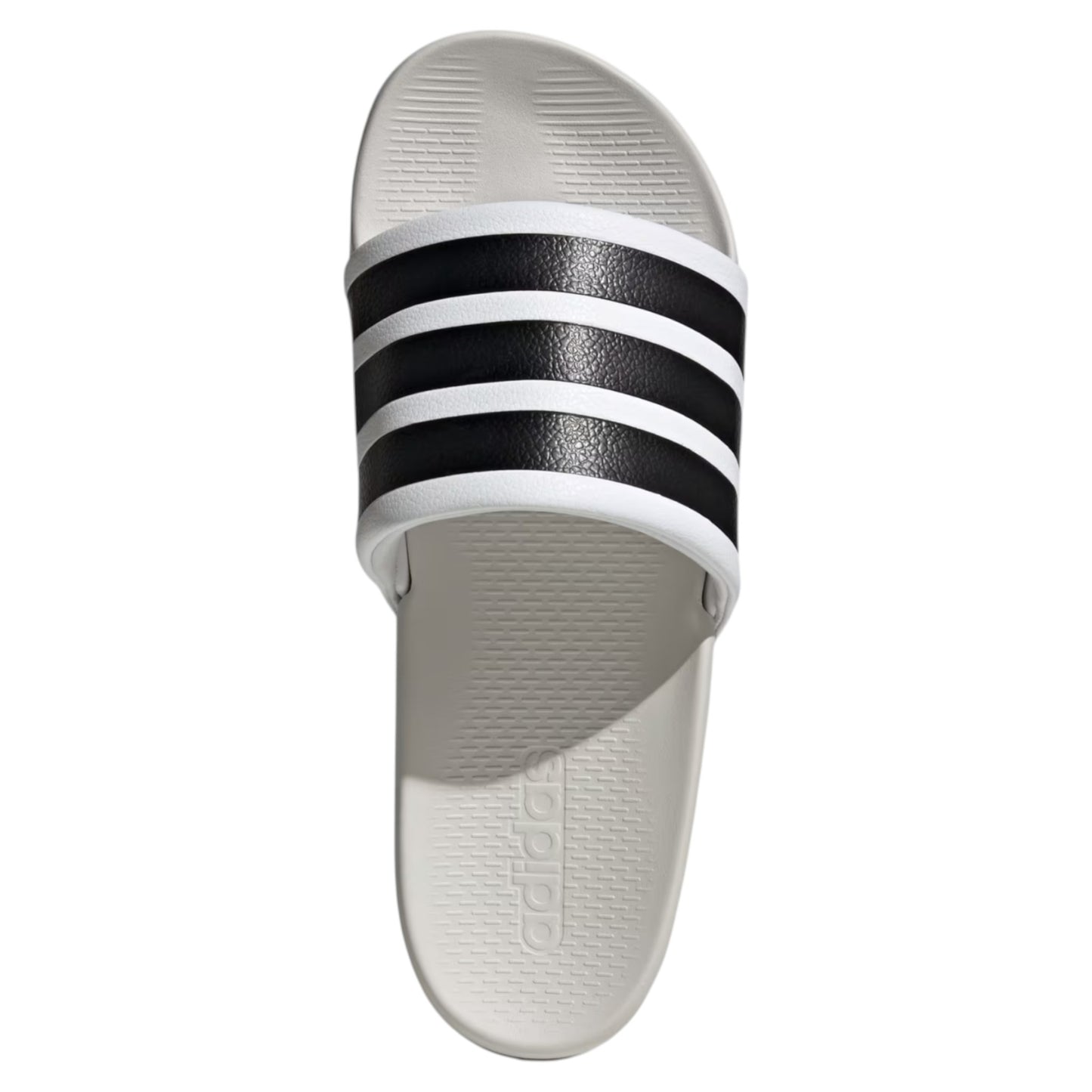 .ADIDAS ADILETTE COMFORT 2.0 SLIDES MENS - WHITE/BLACK - WWT - (HQ2466) - R2L11