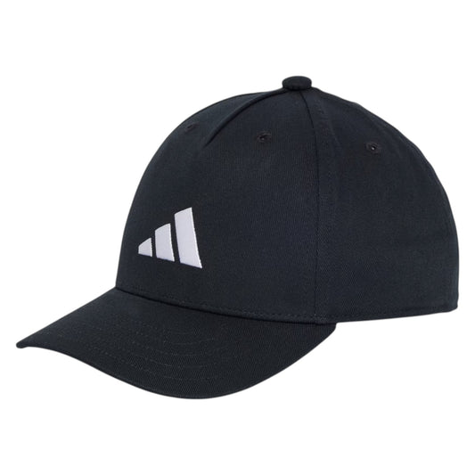 .Adidas COTTON KIDS (JUNIOR)BASEBALL CAP - Black/White- (JD1328) - F