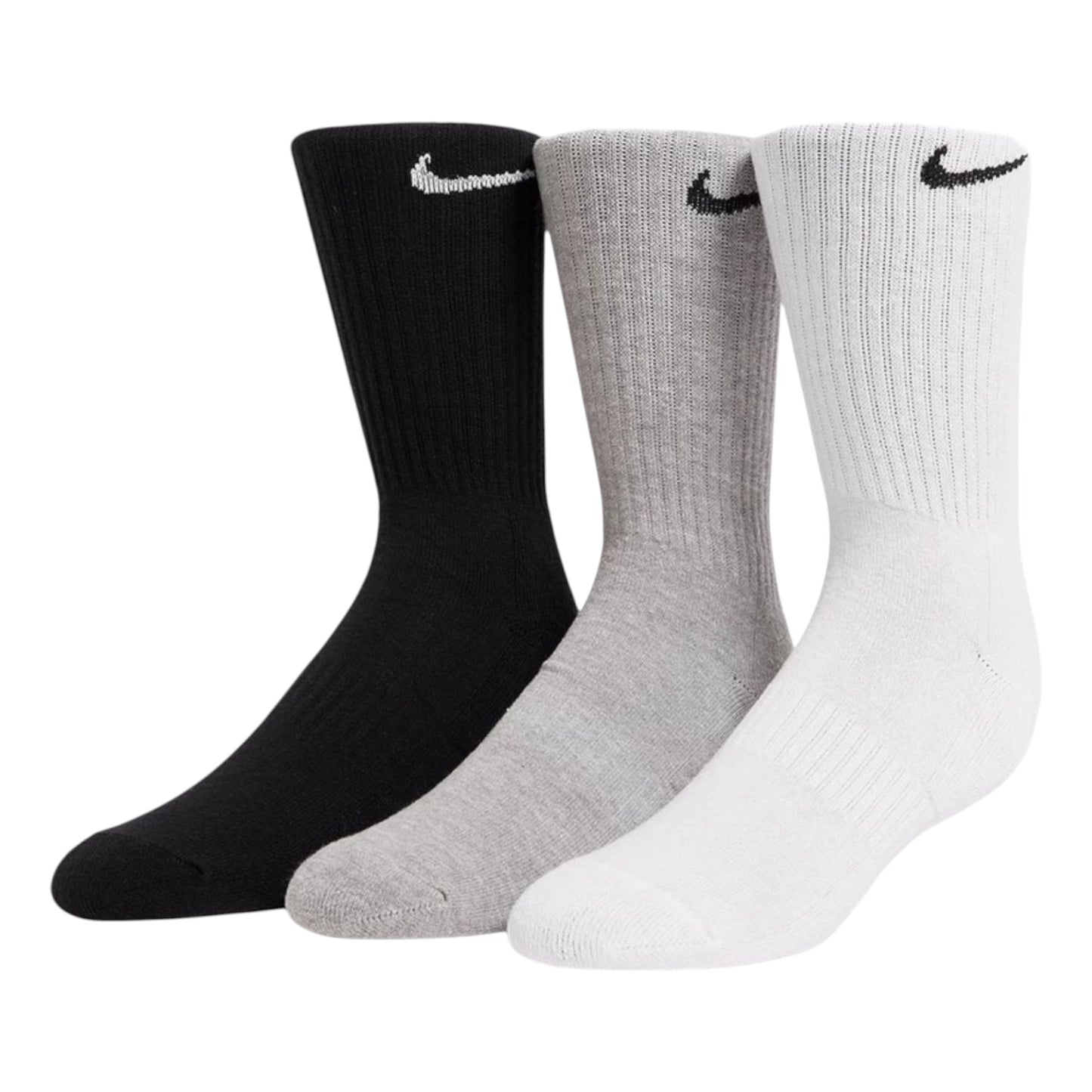 Nike Unisex Everyday Cushion Crew 3Pk Multi Colour - (SX7664 964) - F