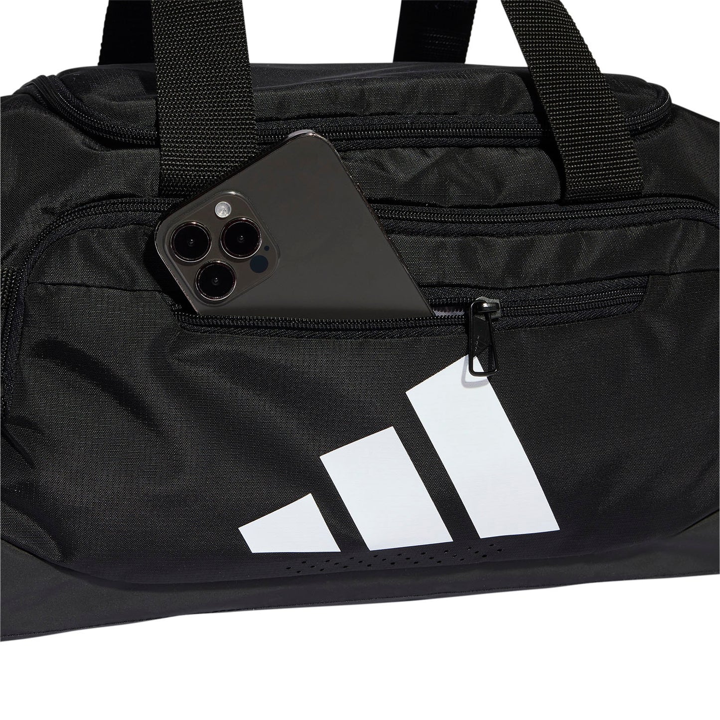 .Adidas TRAINING DEFENDER DUFFLE BAG XSMALL- Black/Black/White - (JZ0609) - C26