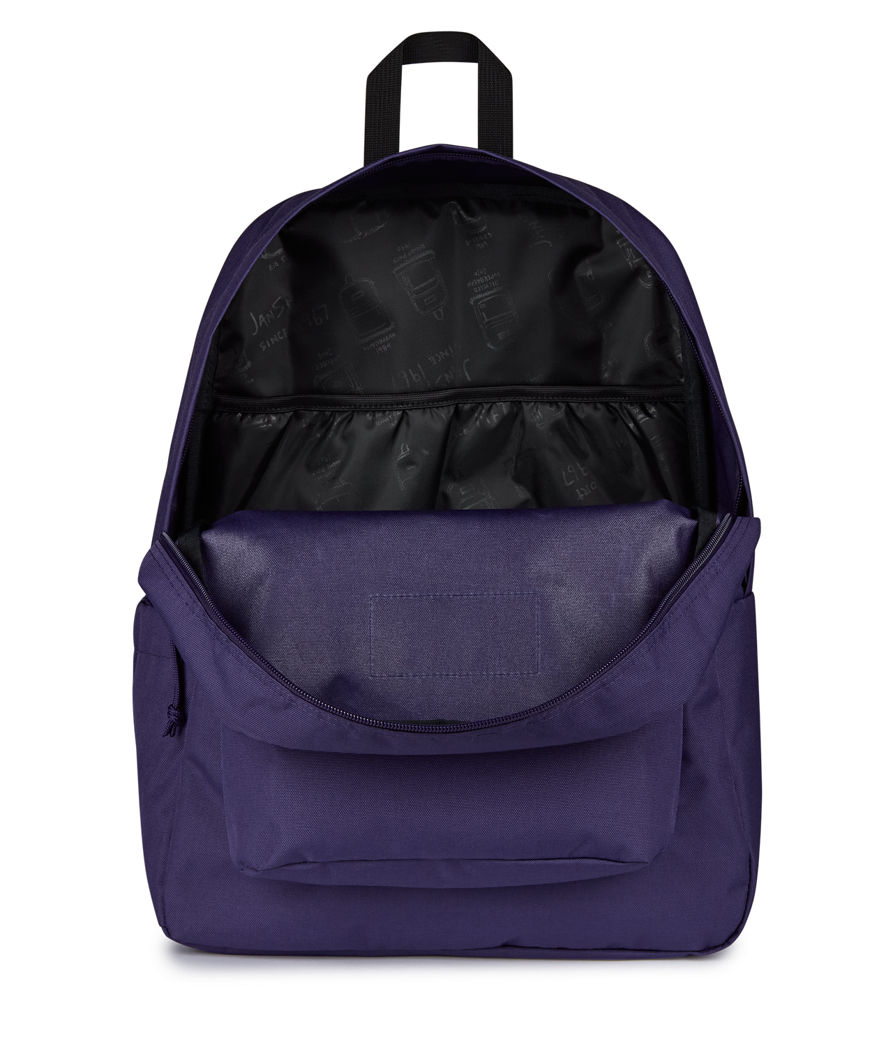.Jansport Superbreak Plus Amethyst Angst Backpack 26L - (JS0A4QUEDH6) - F