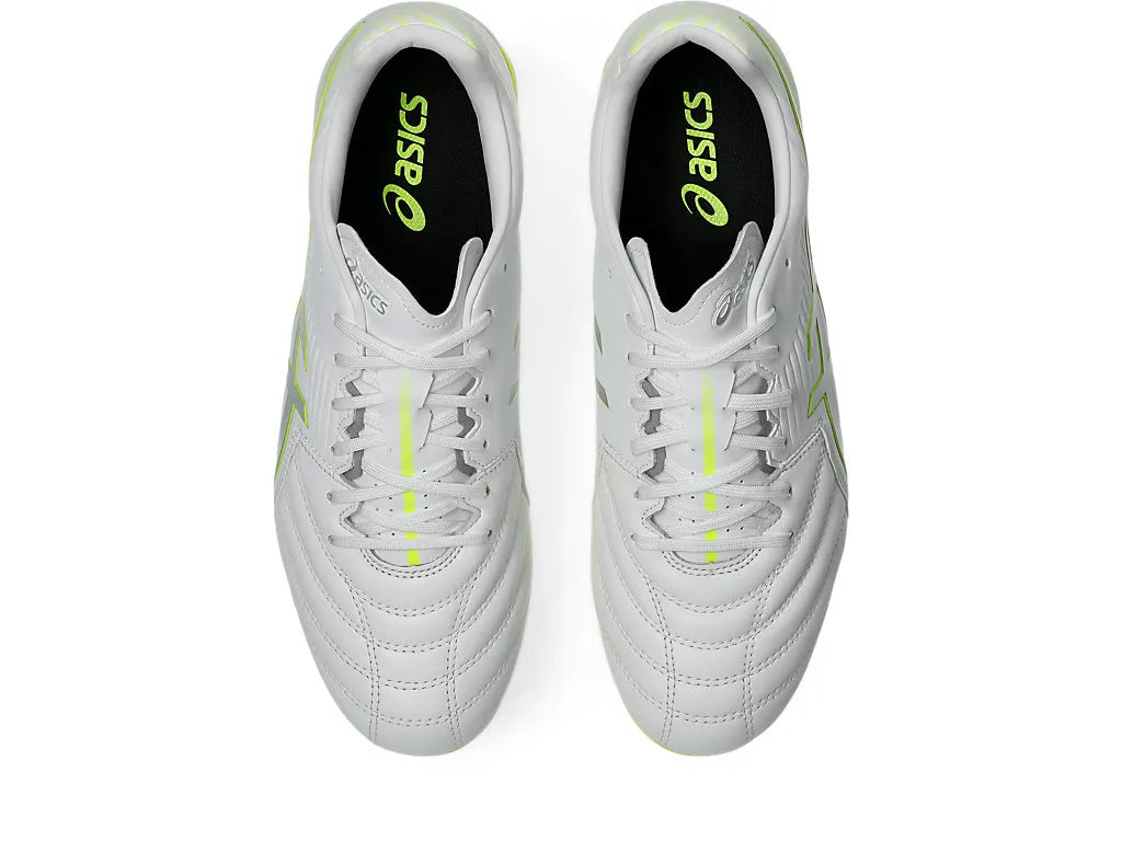 .Asics Mens Lethal Flash IT 3 (WIDE) - WHITE/SAFETY YELLOW - (1111A276.106) - FT3 - R2L17