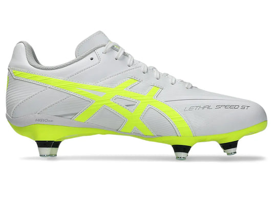 .Asics Mens Lethal Speed ST 3 - WHITE/SAFETY YELLOW - (1111A270-100) - SS3 - R2L17