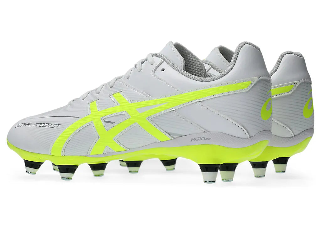 .Asics Mens Lethal Speed ST 3 - WHITE/SAFETY YELLOW - (1111A270-100) - SS3 - R2L17