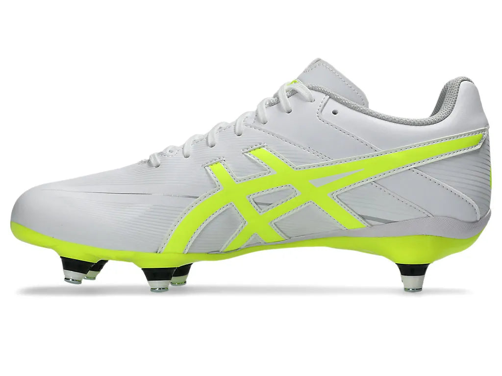 .Asics Mens Lethal Speed ST 3 - WHITE/SAFETY YELLOW - (1111A270-100) - SS3 - R2L17