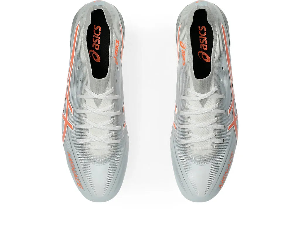 .ASICS MENS MENACE 5 - WHITE/VIVID CORAL - (1111A246-102) - MWV - R2L17