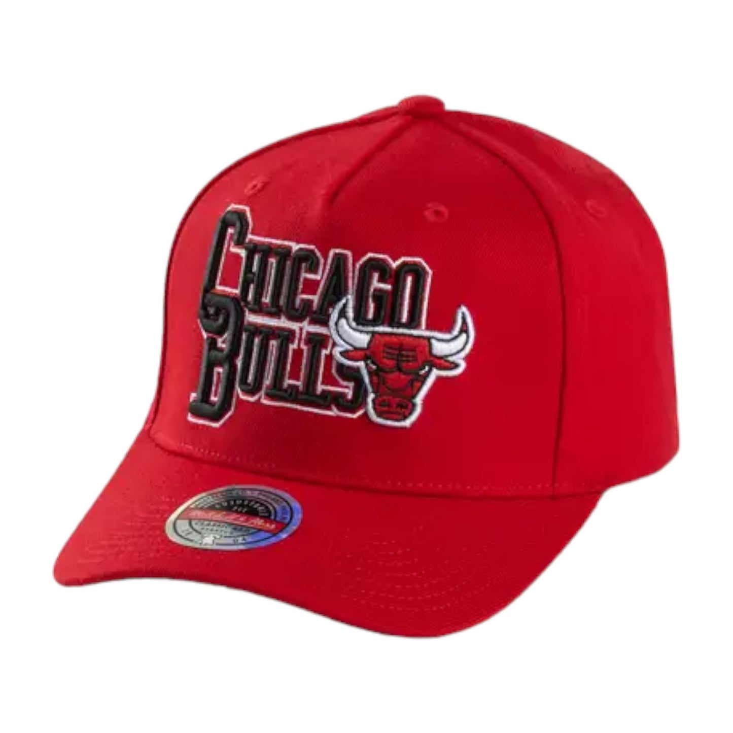 .MITCHELL & NESS NBA Chicago Bulls Interlocked Crown Snapback Cap - ( MNCG22018 ) - MNB8