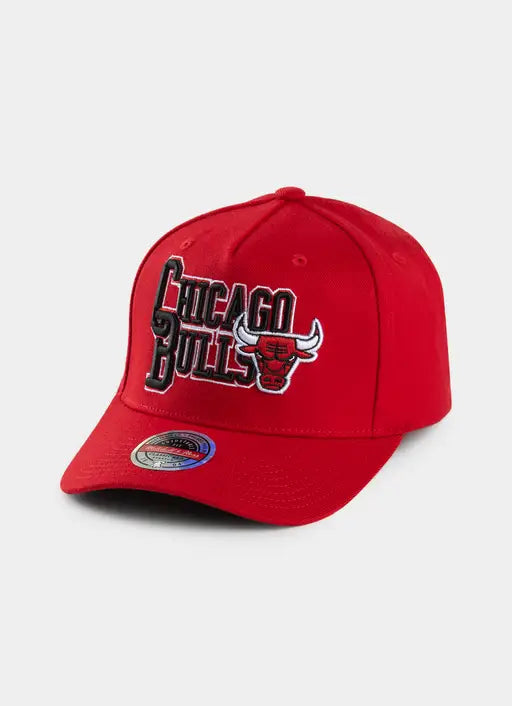 .MITCHELL & NESS NBA Chicago Bulls Interlocked Crown Snapback Cap - ( MNCG22018 ) - MNB8