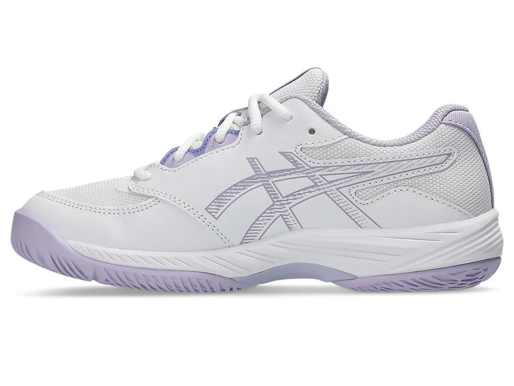 .ASICS YOUTH NETBURNER BALLISTIC 4 GS - White/Murasaki (Purple) - (1054A013.102) - MS - R2L14 - L/P