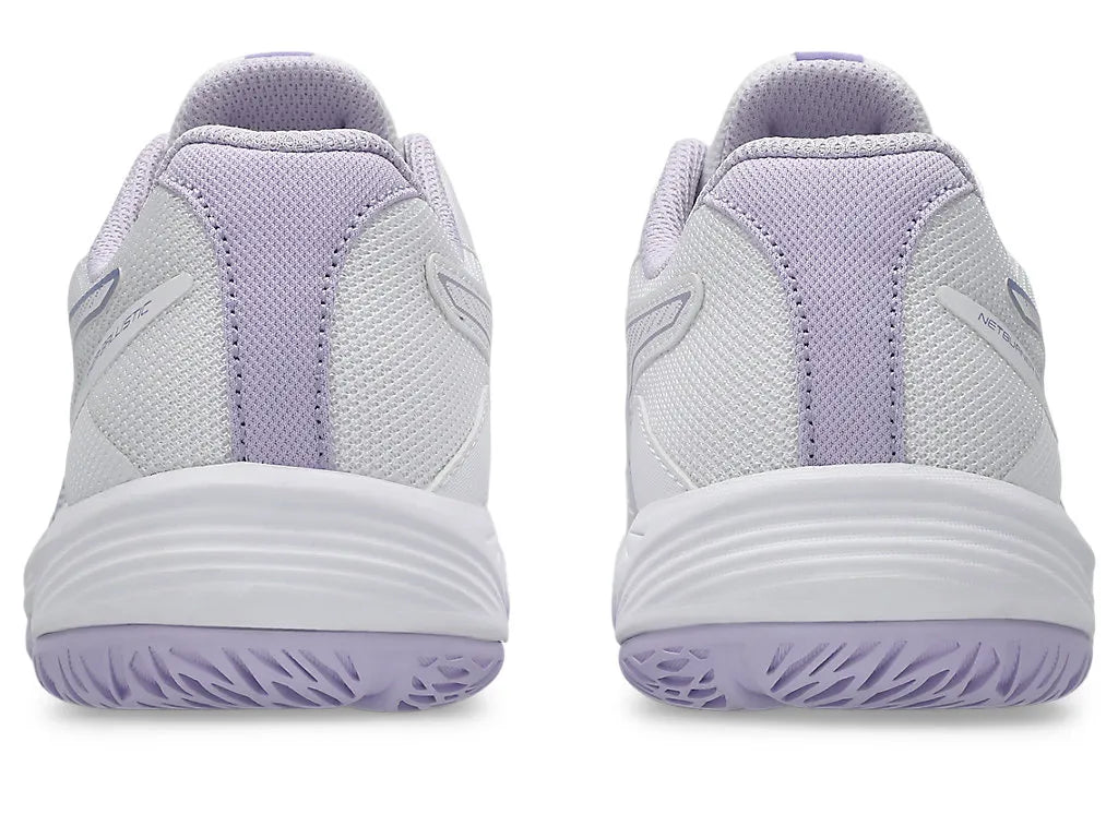 .ASICS YOUTH NETBURNER BALLISTIC 4 GS - White/Murasaki (Purple) - (1054A013.102) - MS - R2L14 - L/P