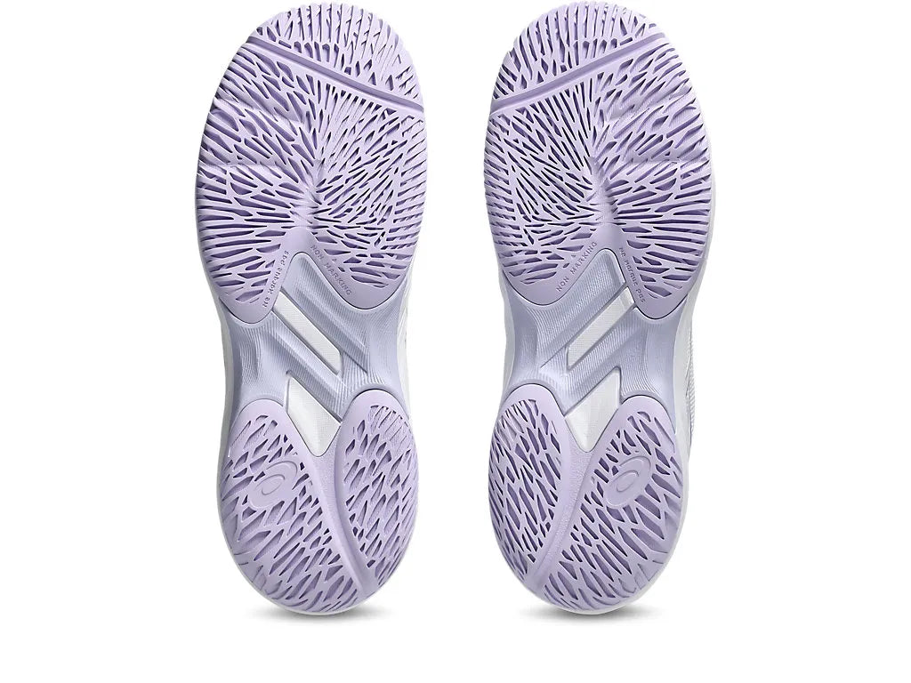 .ASICS YOUTH NETBURNER BALLISTIC 4 GS - White/Murasaki (Purple) - (1054A013.102) - MS - R2L14 - L/P
