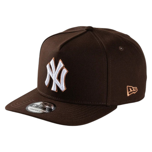 .New Era MLB 9Fifty A-Frame NY Yankees Snapback  - BROWN - (60766876) - F
