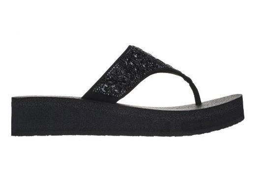 .Skechers Vinyasa New Glamour - Black/Black - (119639.BBK) - GLM - R2L16