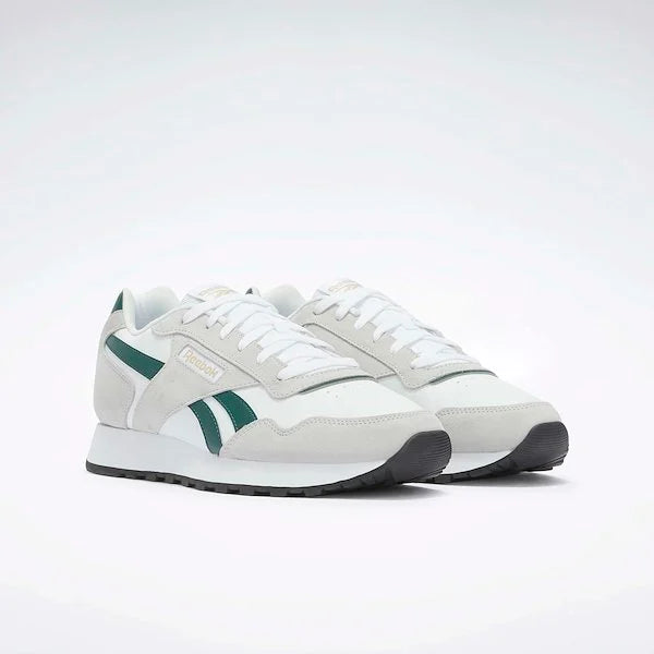 .Reebok Mens Glide White/Collegiate Green/Grey - (100209990) - RR1 - R1L6