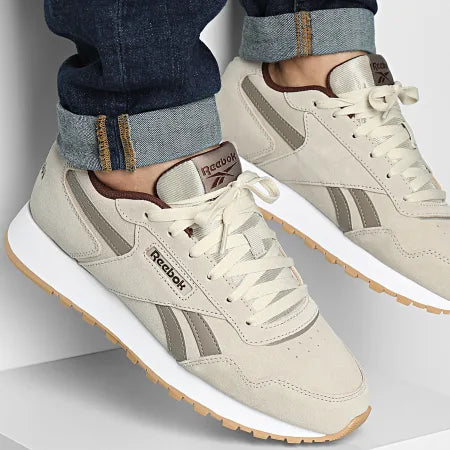 .Reebok Mens Glide Beige Gray Brown - (100221180) - RR2 - R1L6