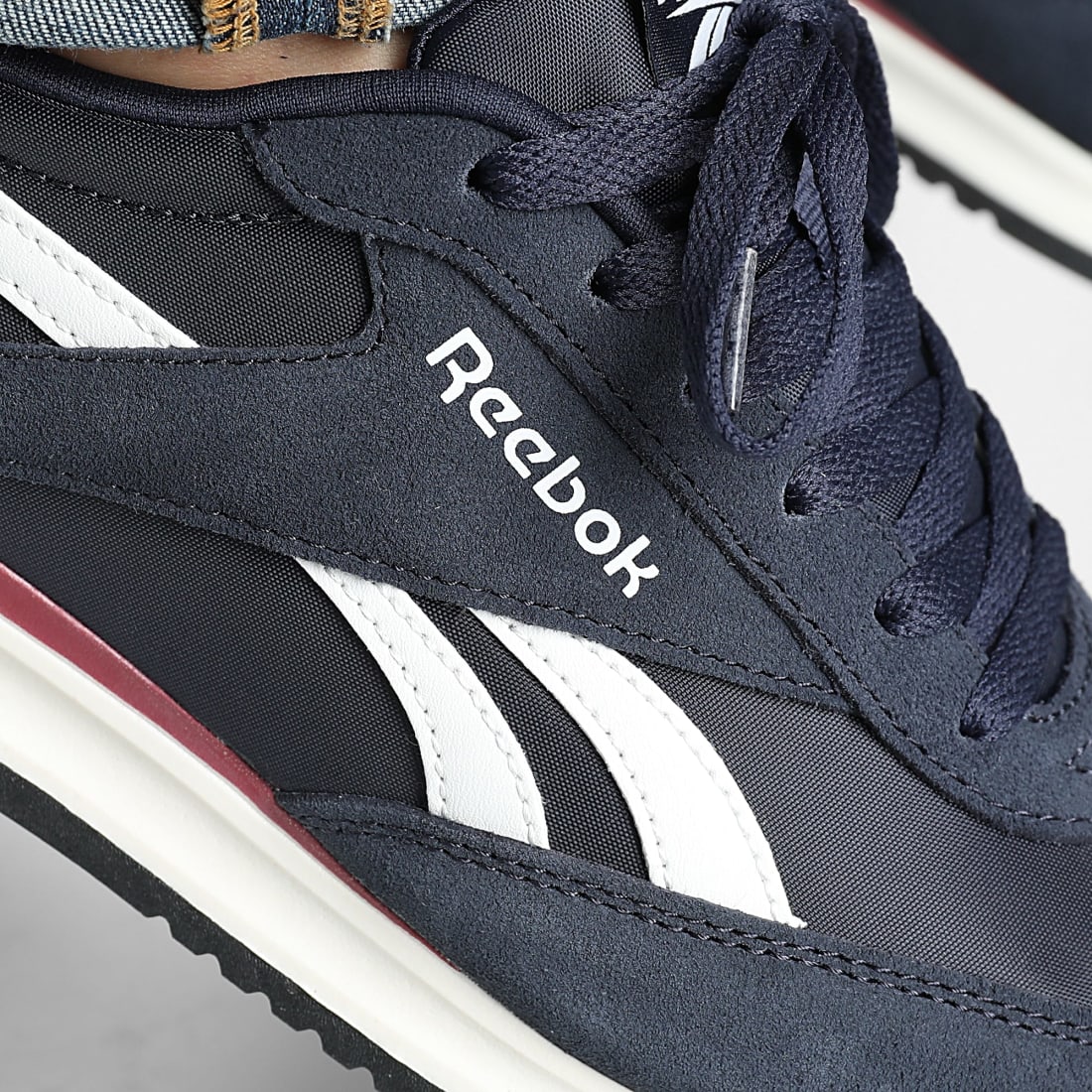 .REEBOK UNISEX WORLD 70 - NAVY/WHITE - (100251858) - WRD - R1L6