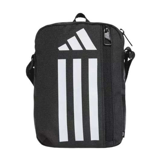 .ADIDAS TRAINING ORGANIZER SHOULDER BAG - BLACK/WHITE - ( HT4752 ) - F