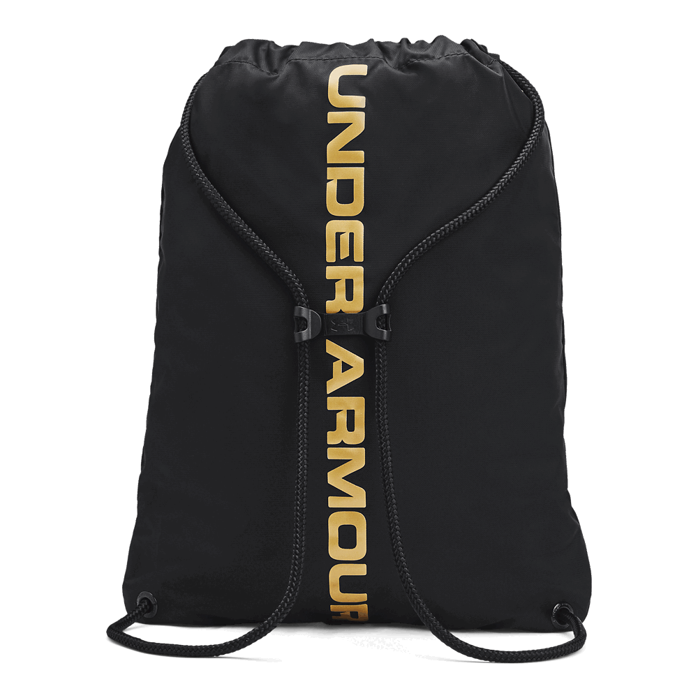.Under Armour Ozsee Sackpack- BLACK/METALLIC GOLD - (1240539-010) - F