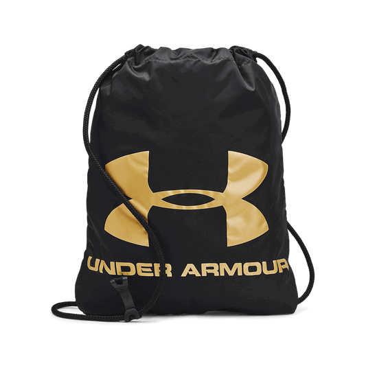 .Under Armour Ozsee Sackpack- BLACK/METALLIC GOLD - (1240539-010) - R1S1