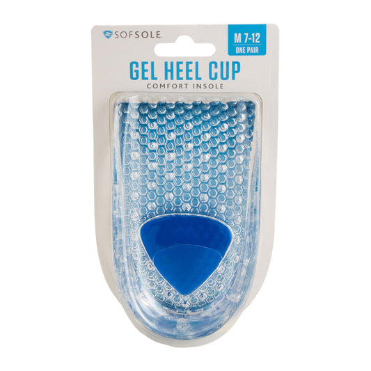 SOF SOLE MEN'S GEL HEEL CUP COMFORT INSOLE - F