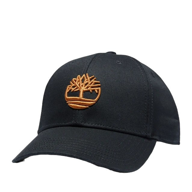 .Timberland Baseball Cap With Embroidery N88 - Black/Wheat Logo - (A1X2D.N88) - F
